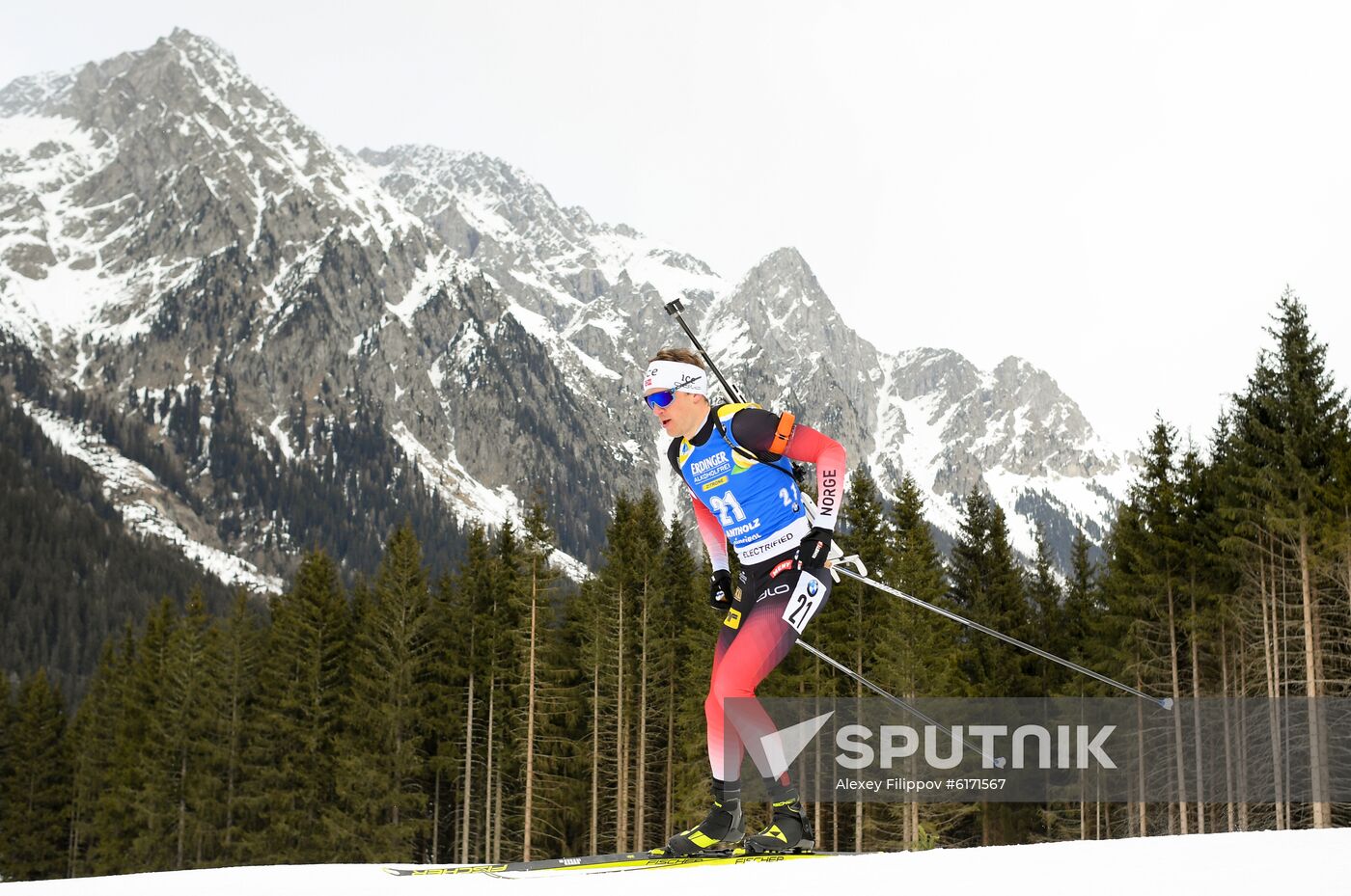 Italy Biathlon Worlds Men Individual