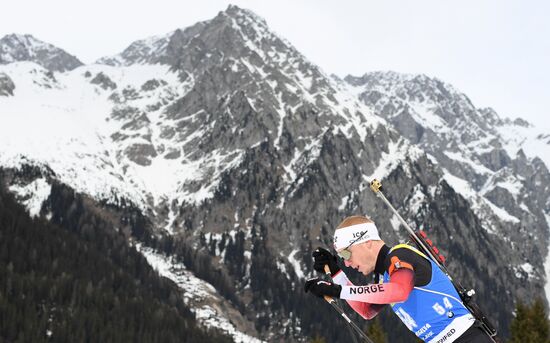 Italy Biathlon Worlds Men Individual