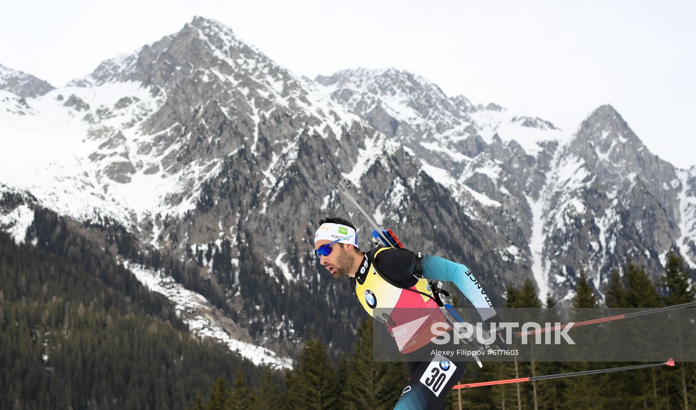 Italy Biathlon Worlds Men Individual