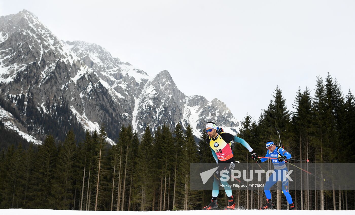 Italy Biathlon Worlds Men Individual