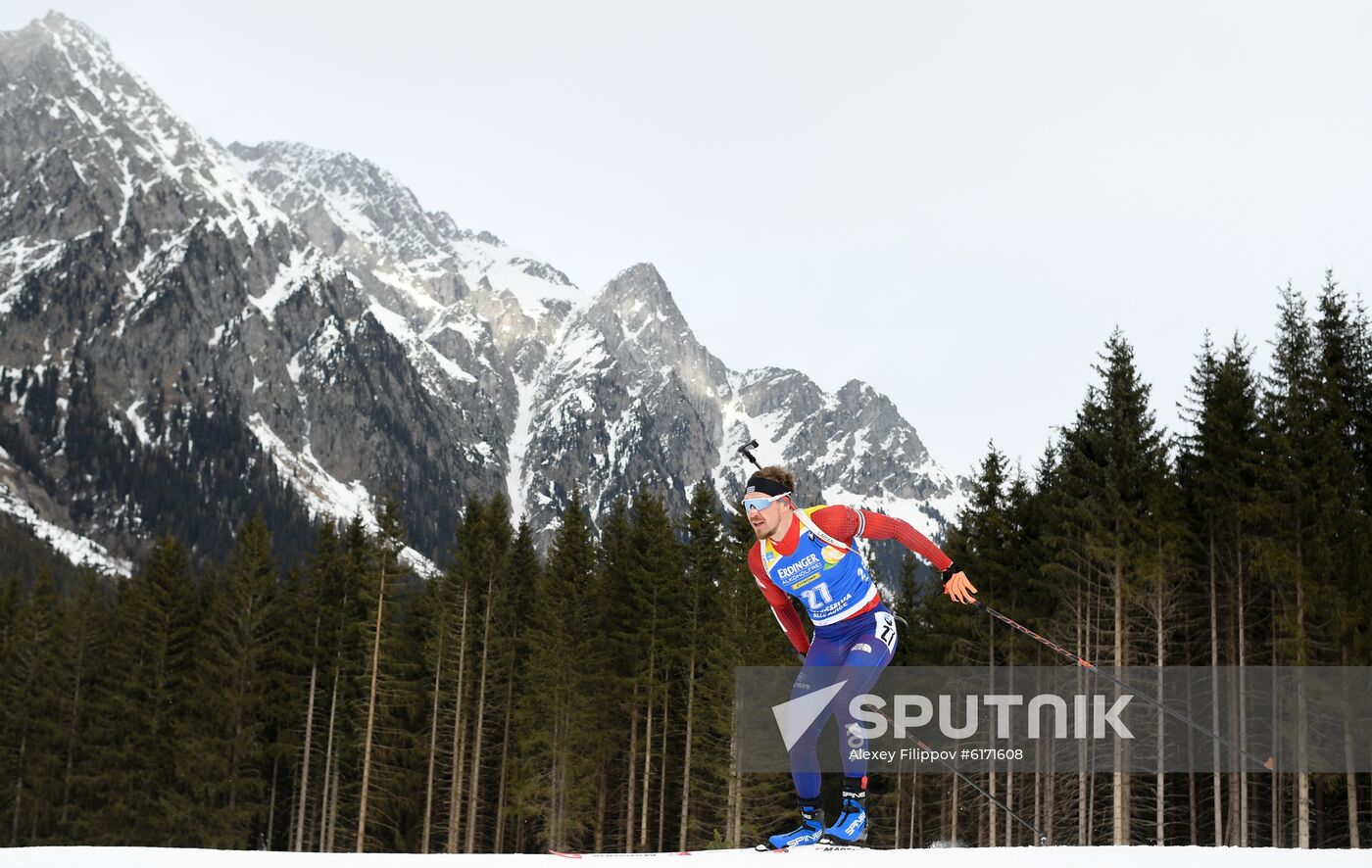 Italy Biathlon Worlds Men Individual