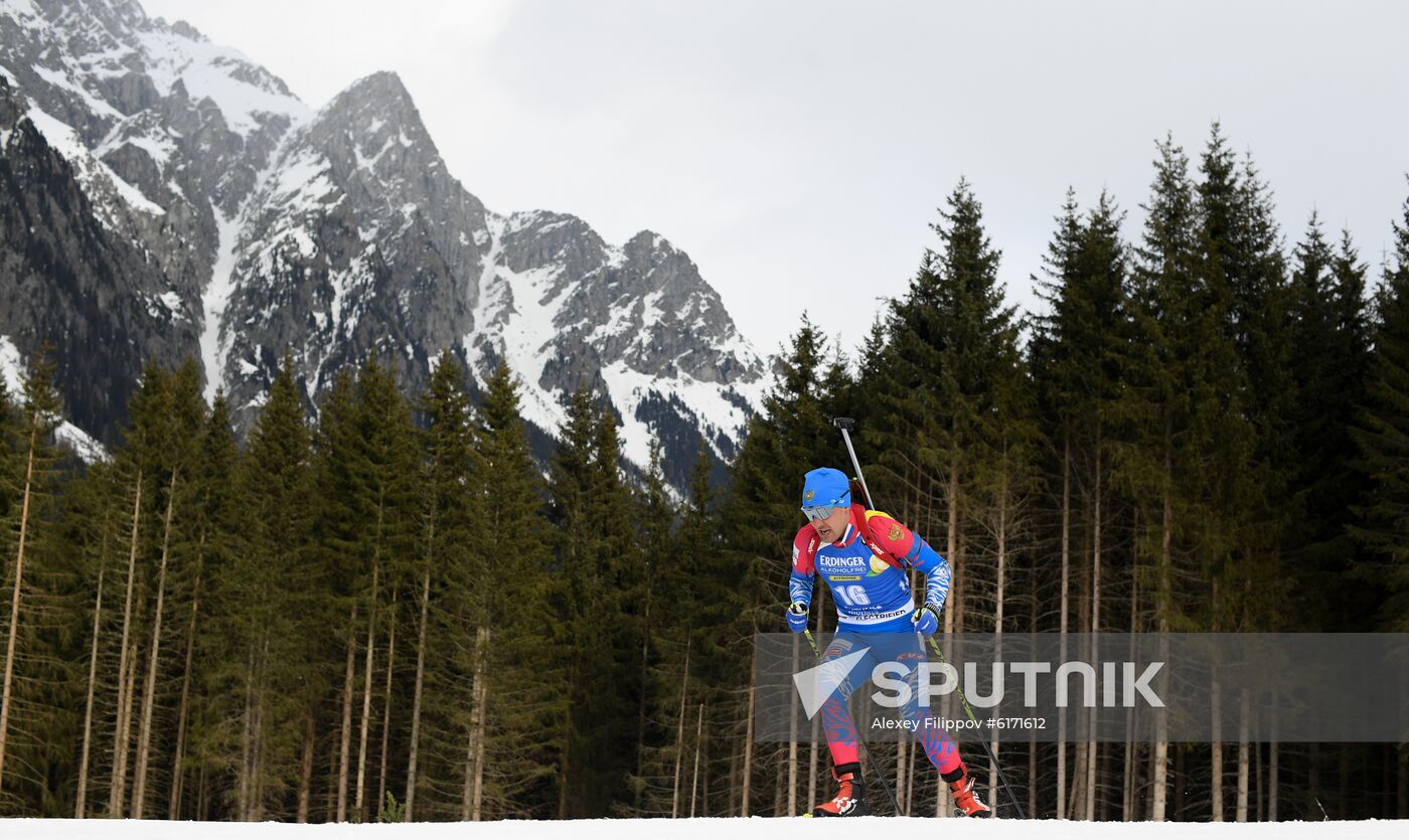 Italy Biathlon Worlds Men Individual