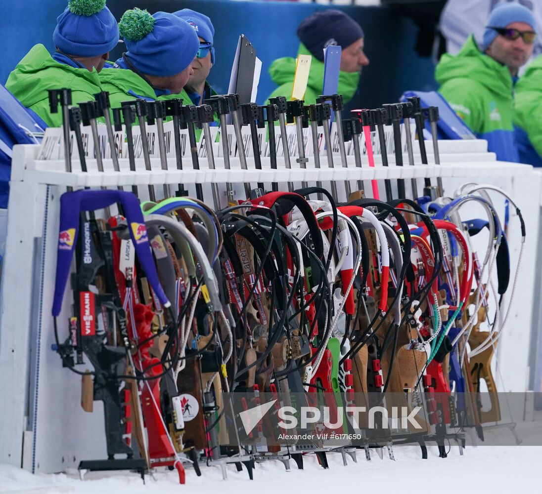 Italy Biathlon Worlds Men Individual