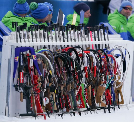 Italy Biathlon Worlds Men Individual