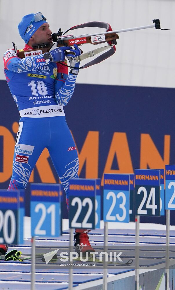 Italy Biathlon Worlds Men Individual