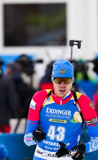 Italy Biathlon Worlds Men Individual