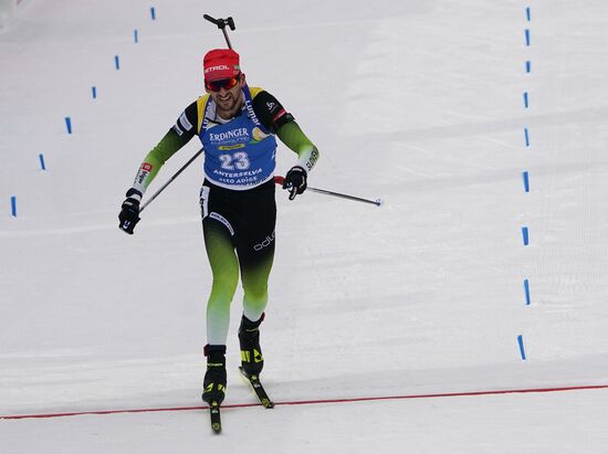 Italy Biathlon Worlds Men Individual