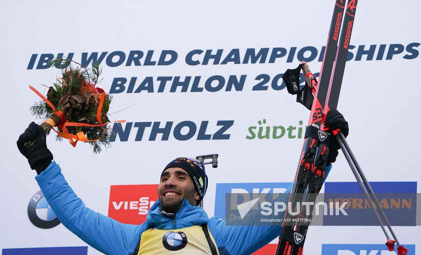 Italy Biathlon Worlds Men Individual