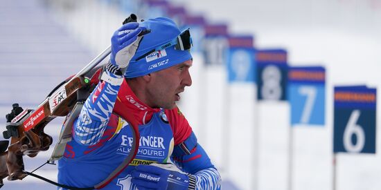 Italy Biathlon Worlds Men Individual