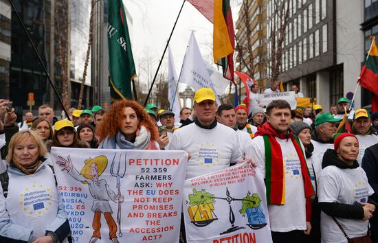 Belgium Farmers Protest
