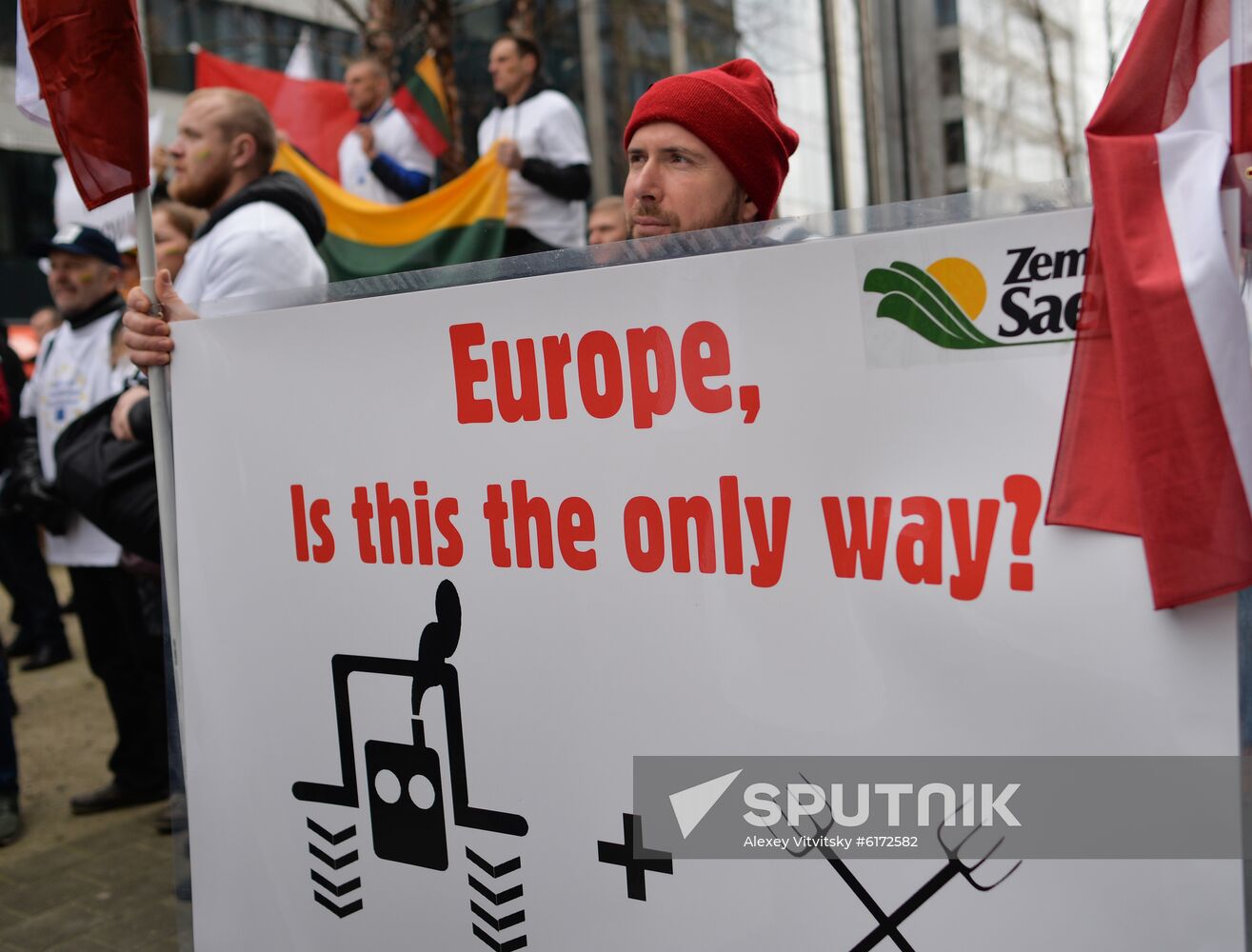 Belgium Farmers Protest