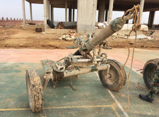 Syria Seized Militant Weapons