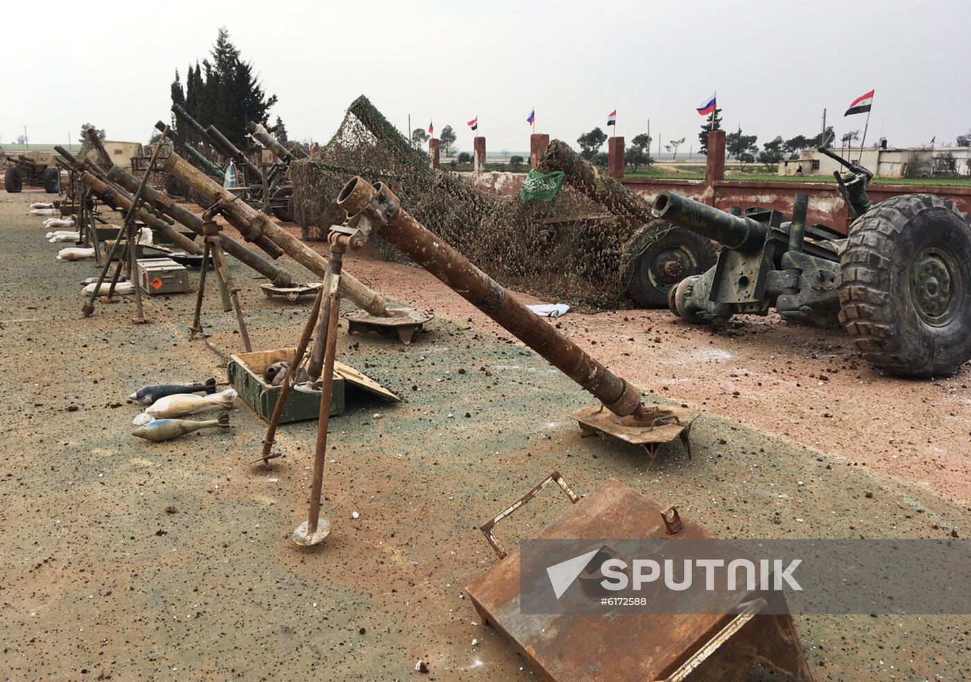 Syria Seized Militant Weapons