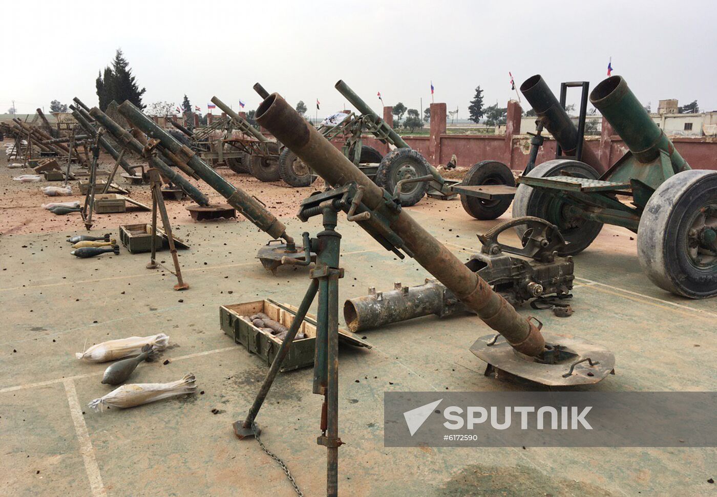 Syria Seized Militant Weapons