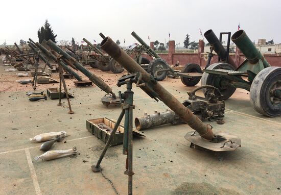 Syria Seized Militant Weapons