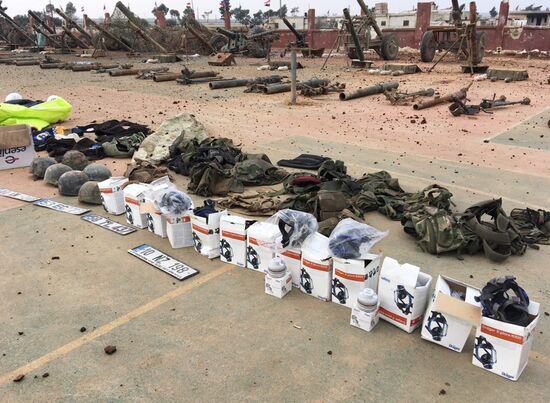 Syria Seized Militant Weapons