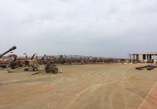 Syria Seized Militant Weapons