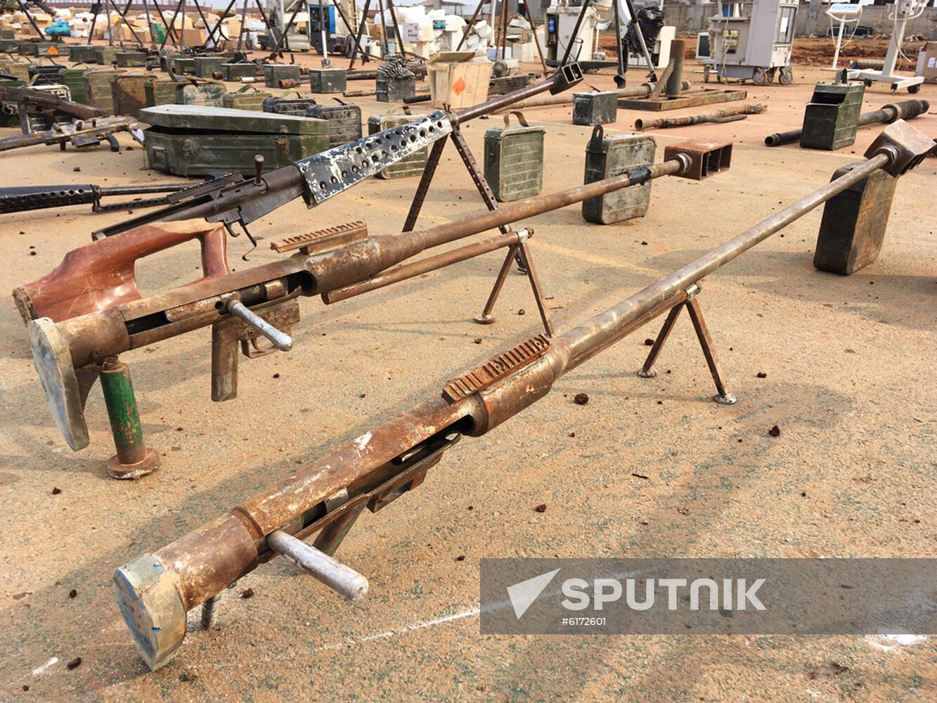 Syria Seized Militant Weapons