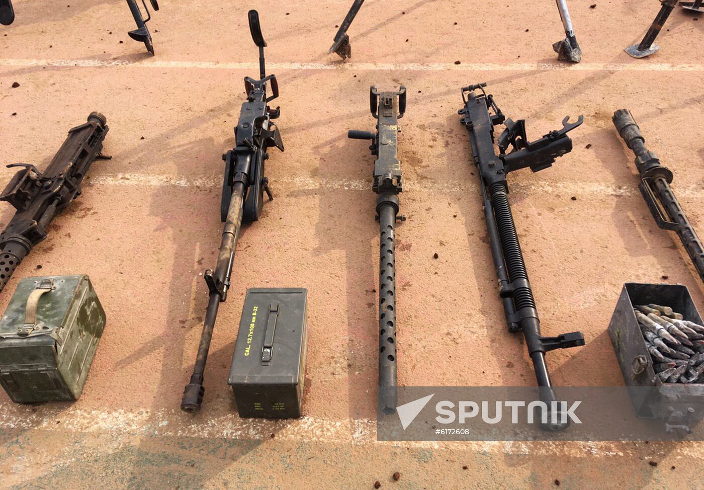 Syria Seized Militant Weapons