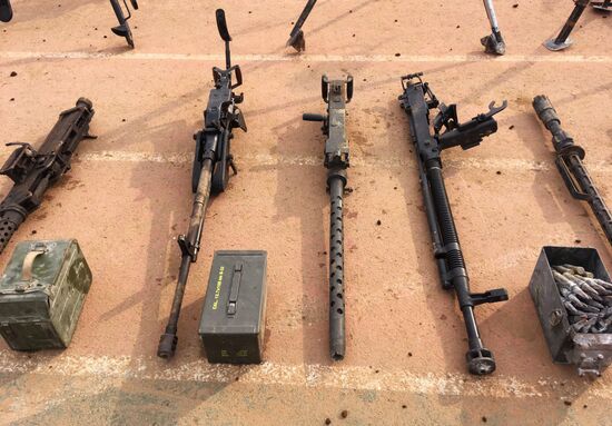 Syria Seized Militant Weapons