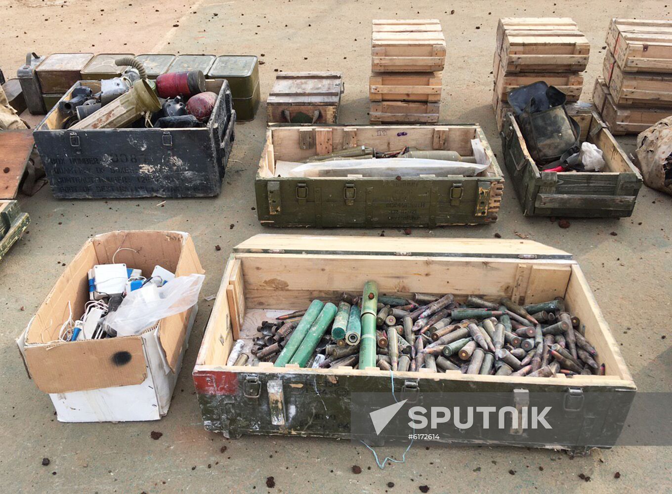Syria Seized Militant Weapons
