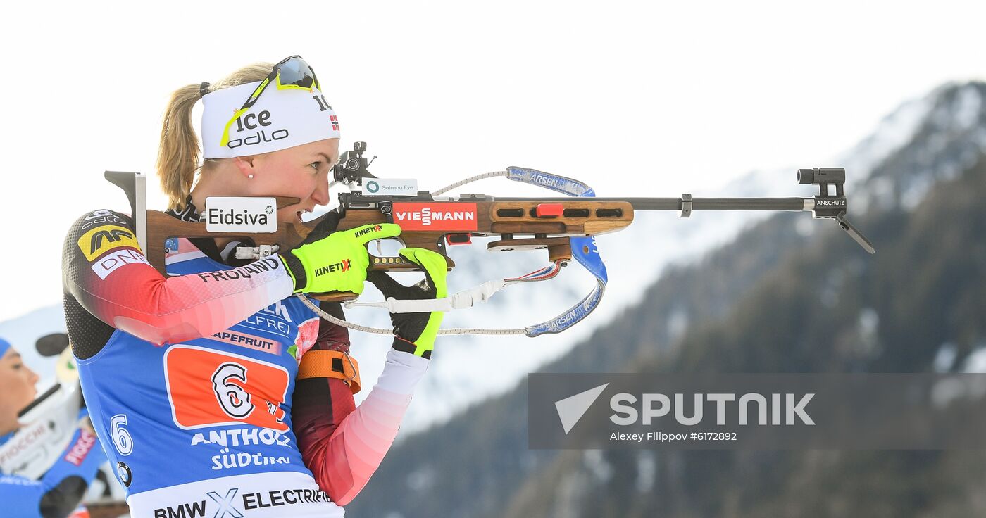 Italy Biathlon Worlds Single Mixed Relay