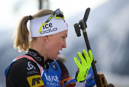 Italy Biathlon Worlds Single Mixed Relay