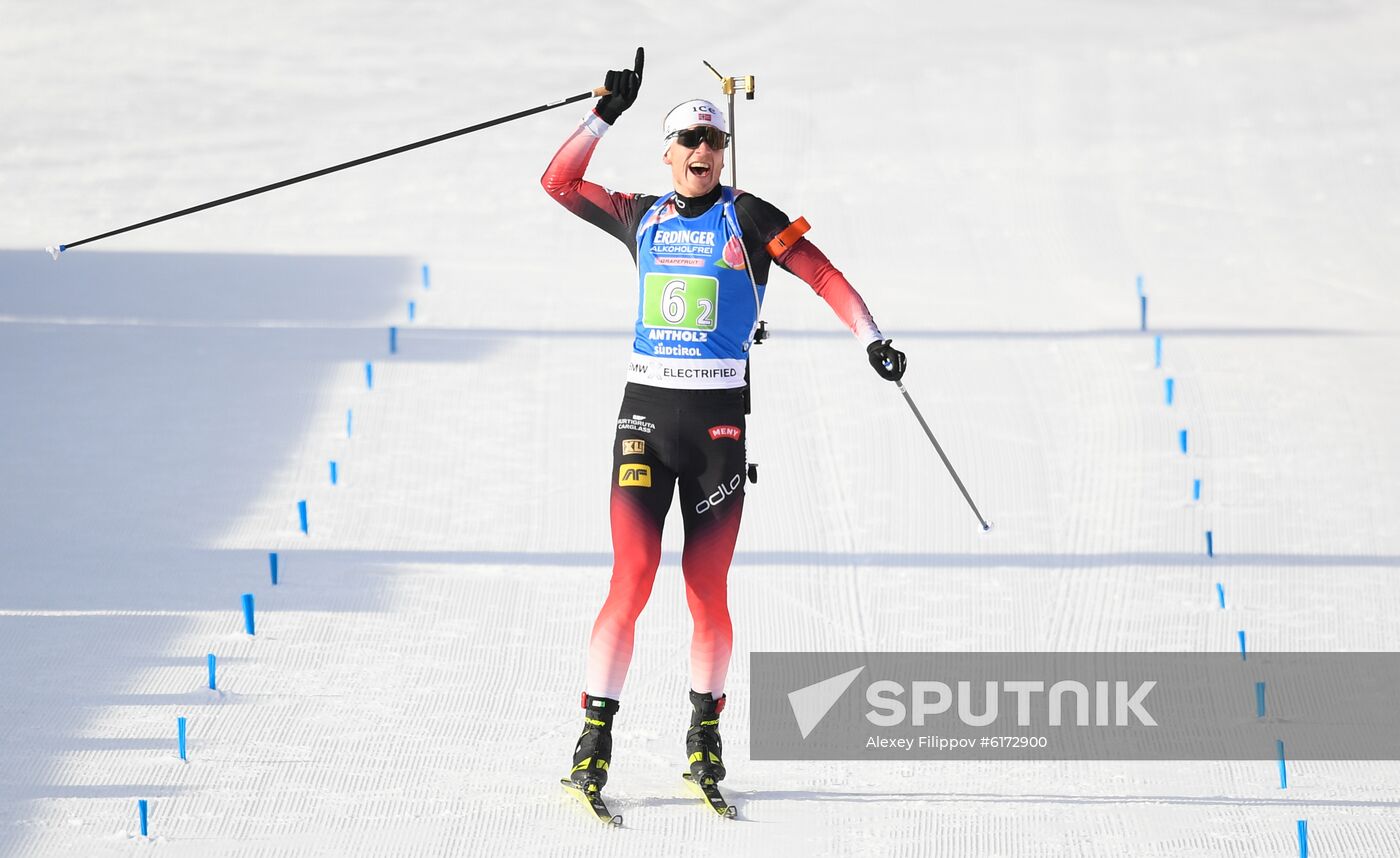 Italy Biathlon Worlds Single Mixed Relay