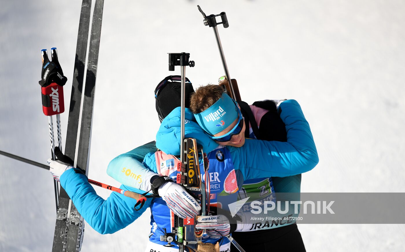 Italy Biathlon Worlds Single Mixed Relay