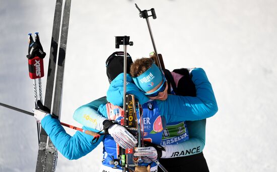 Italy Biathlon Worlds Single Mixed Relay