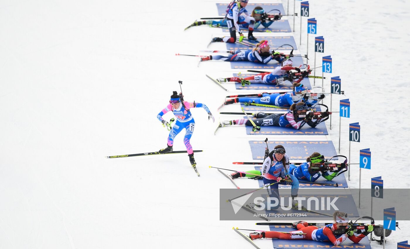 Italy Biathlon Worlds Single Mixed Relay