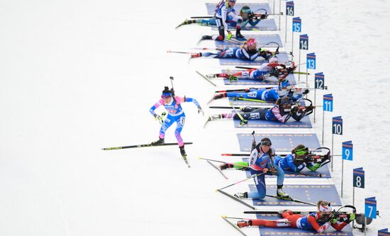 Italy Biathlon Worlds Single Mixed Relay
