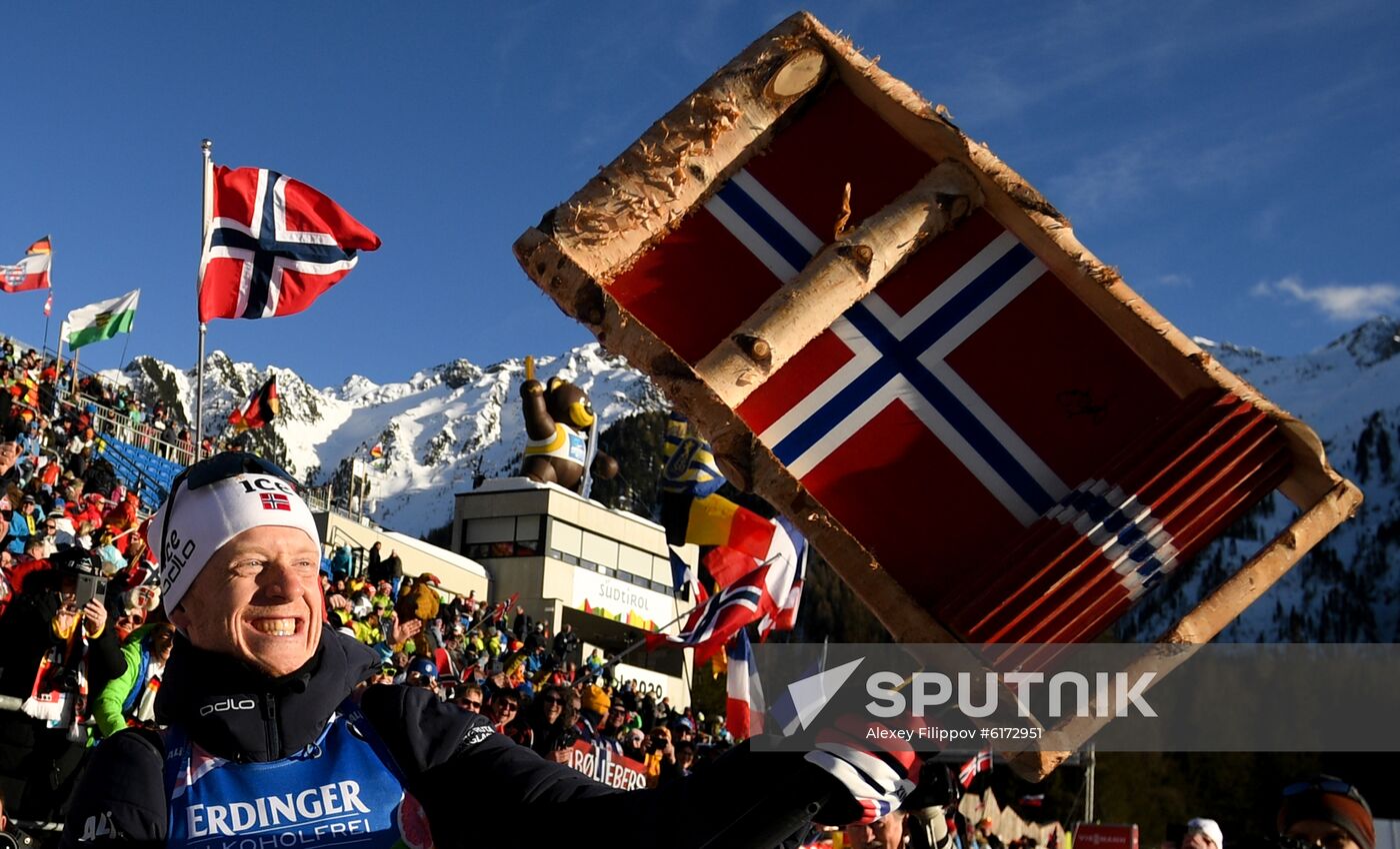 Italy Biathlon Worlds Single Mixed Relay