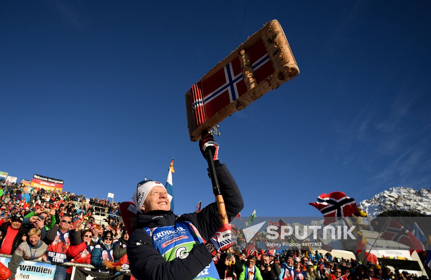 Italy Biathlon Worlds Single Mixed Relay