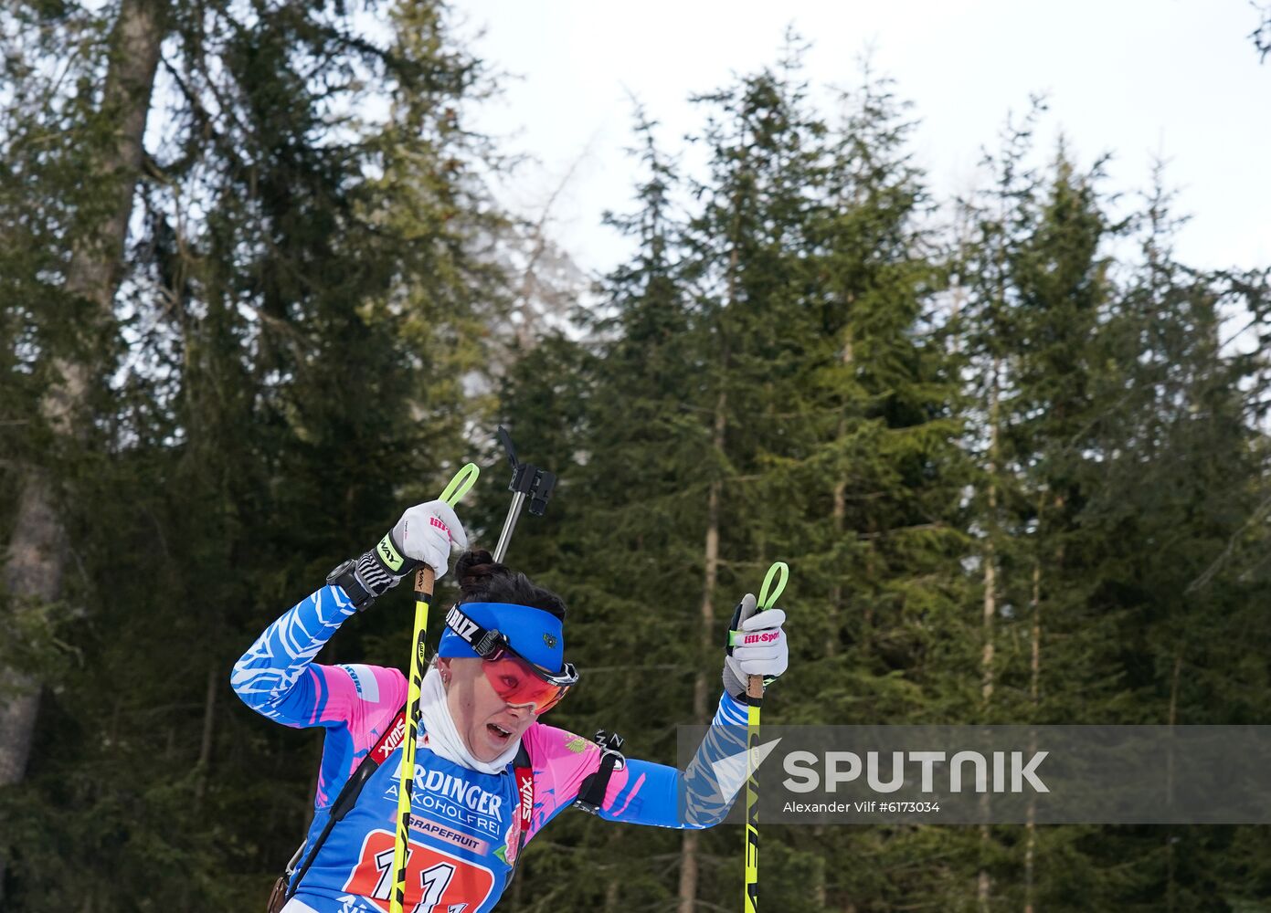 Italy Biathlon Worlds Single Mixed Relay