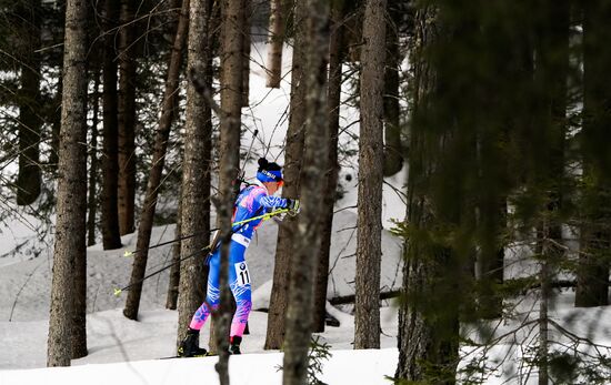 Italy Biathlon Worlds Single Mixed Relay