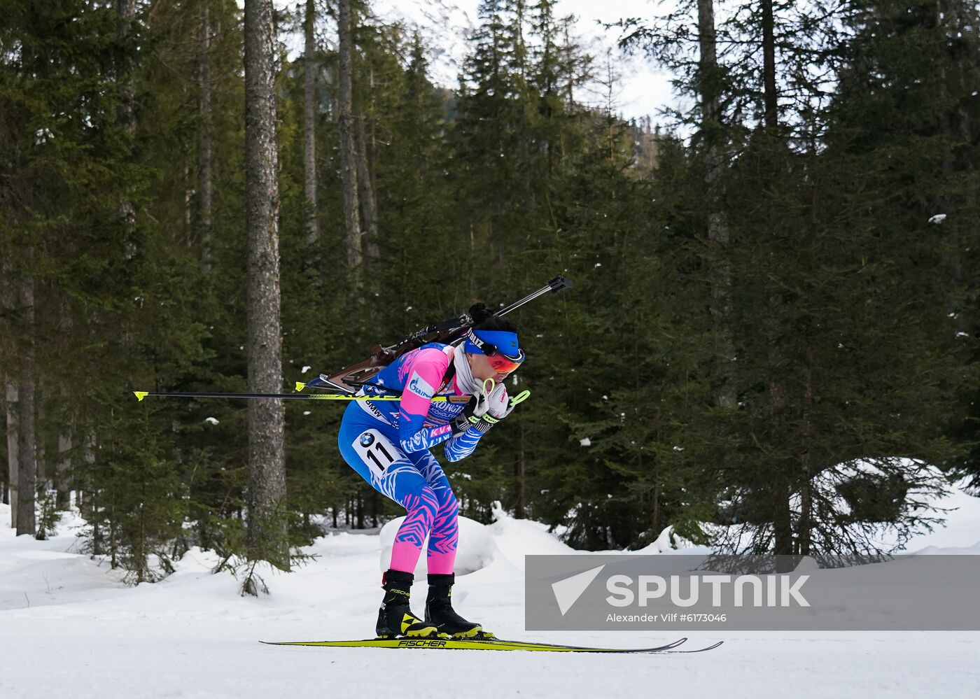 Italy Biathlon Worlds Single Mixed Relay