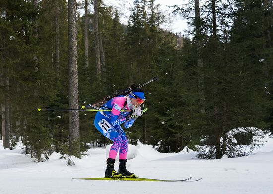 Italy Biathlon Worlds Single Mixed Relay