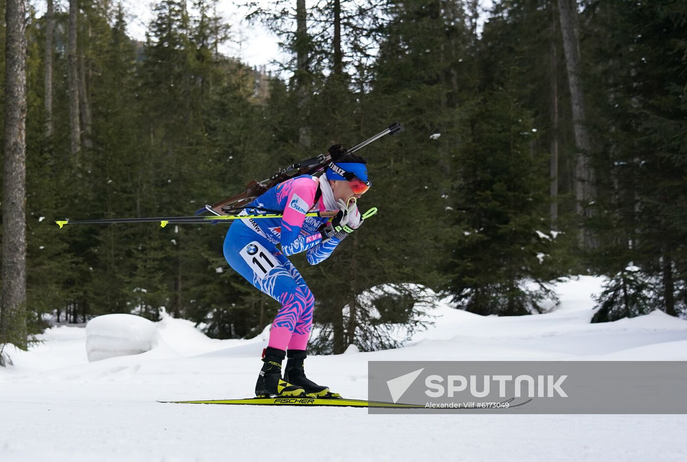 Italy Biathlon Worlds Single Mixed Relay