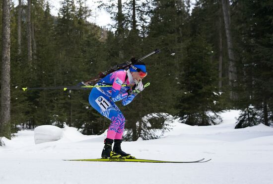 Italy Biathlon Worlds Single Mixed Relay