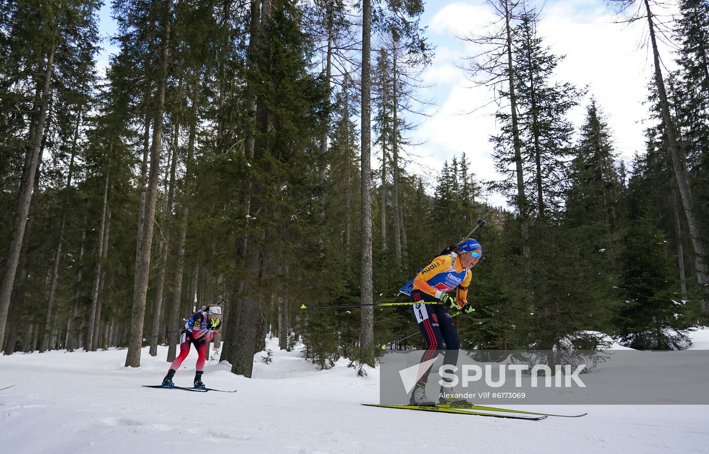 Italy Biathlon Worlds Single Mixed Relay