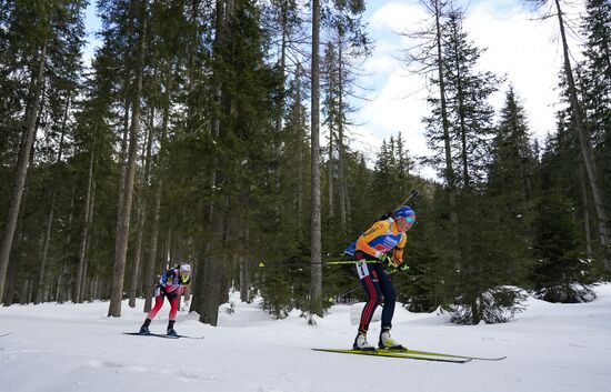 Italy Biathlon Worlds Single Mixed Relay