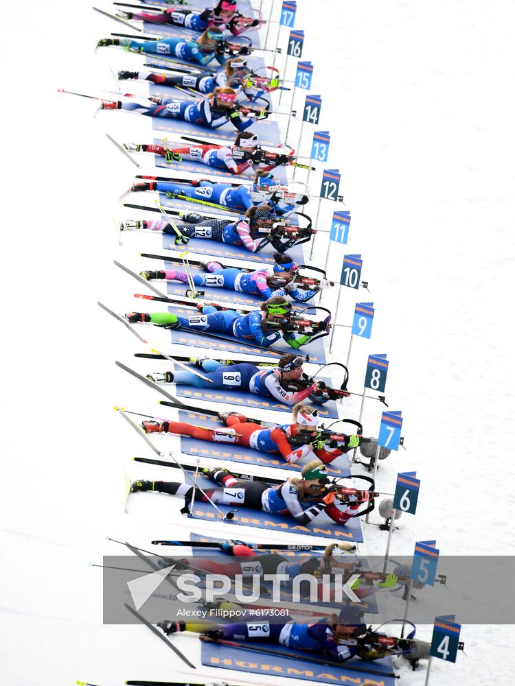 Italy Biathlon Worlds Single Mixed Relay