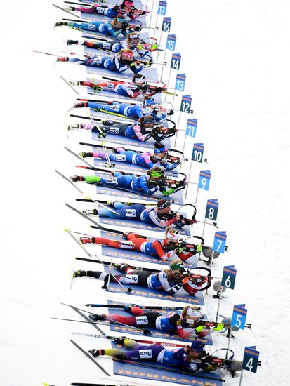 Italy Biathlon Worlds Single Mixed Relay