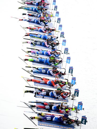 Italy Biathlon Worlds Single Mixed Relay