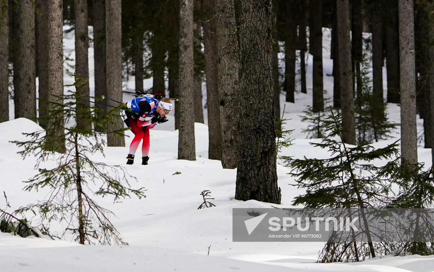 Italy Biathlon Worlds Single Mixed Relay