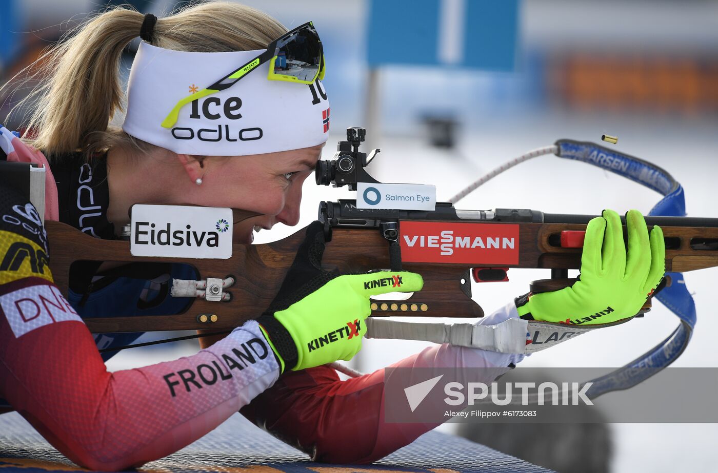 Italy Biathlon Worlds Single Mixed Relay