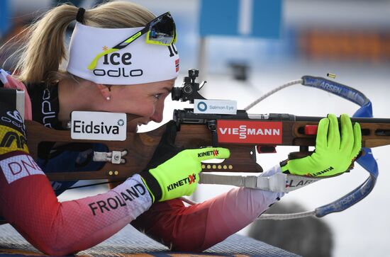 Italy Biathlon Worlds Single Mixed Relay