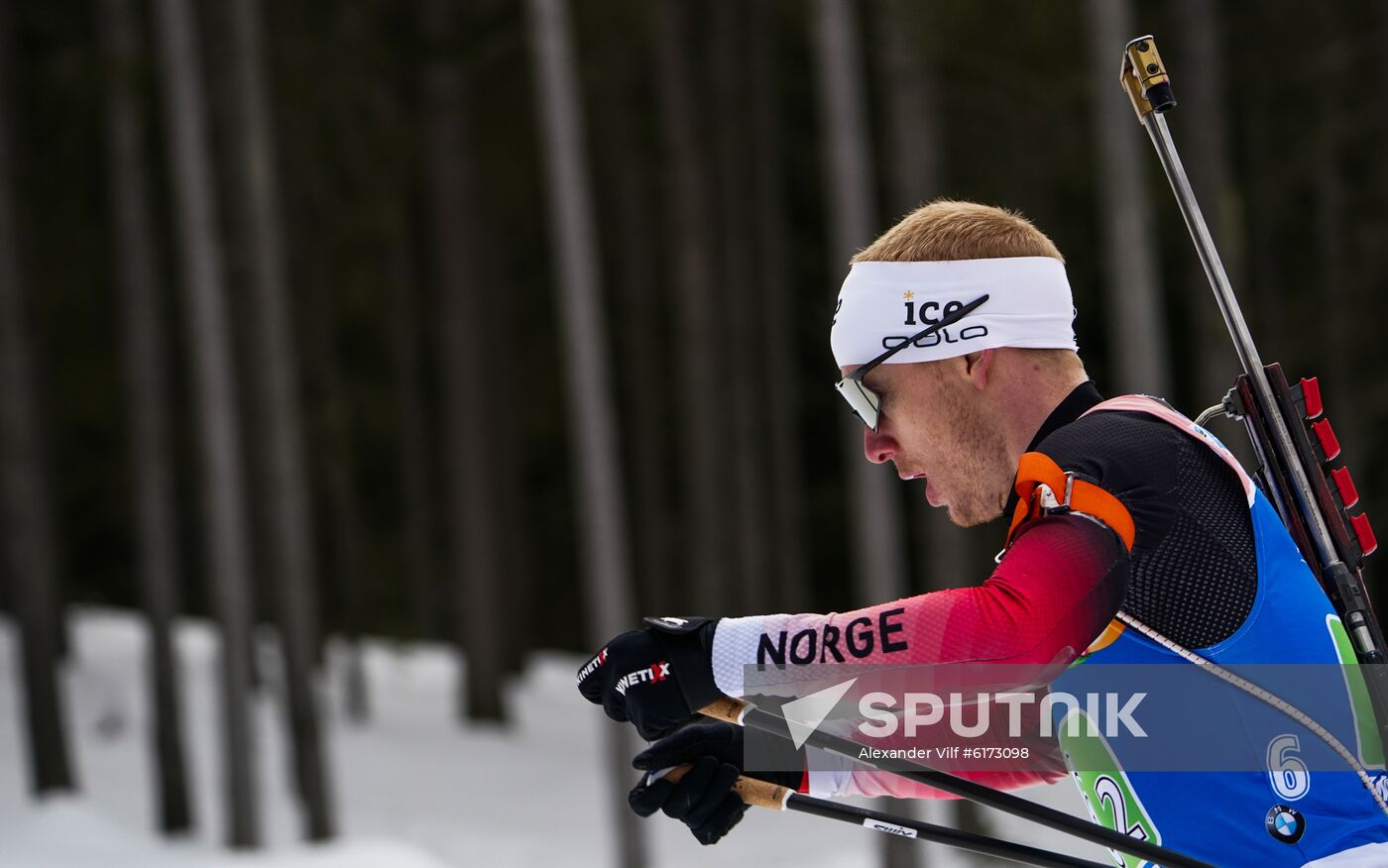 Italy Biathlon Worlds Single Mixed Relay