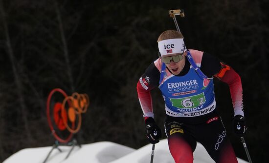 Italy Biathlon Worlds Single Mixed Relay